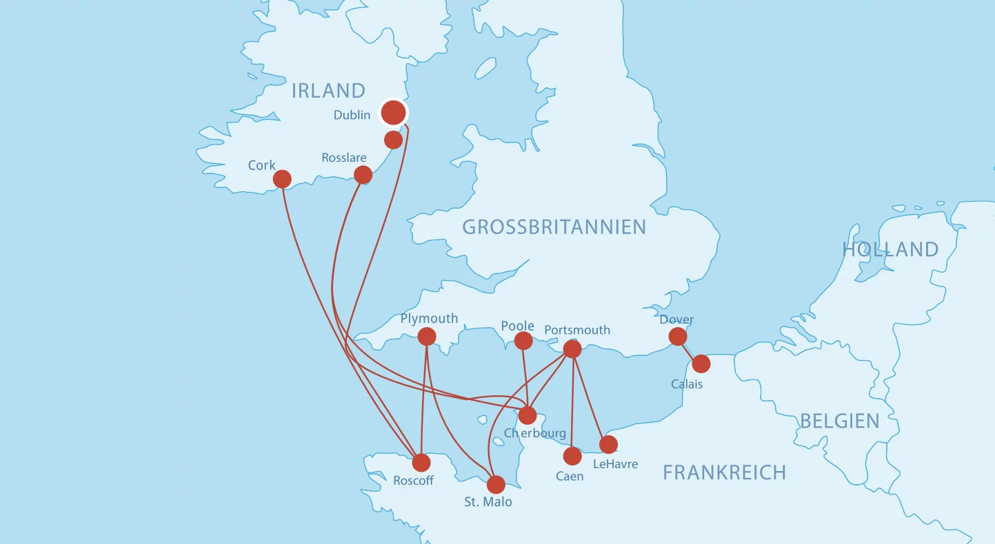 Fährverbindungen nach Frankreich_Norden