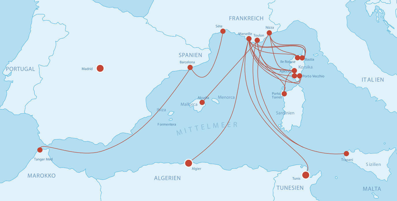 Fähren Frankreich (Süden)