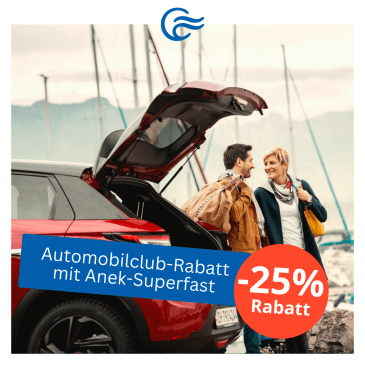 Automobilclub Rabatt Fähre nach Griechenland