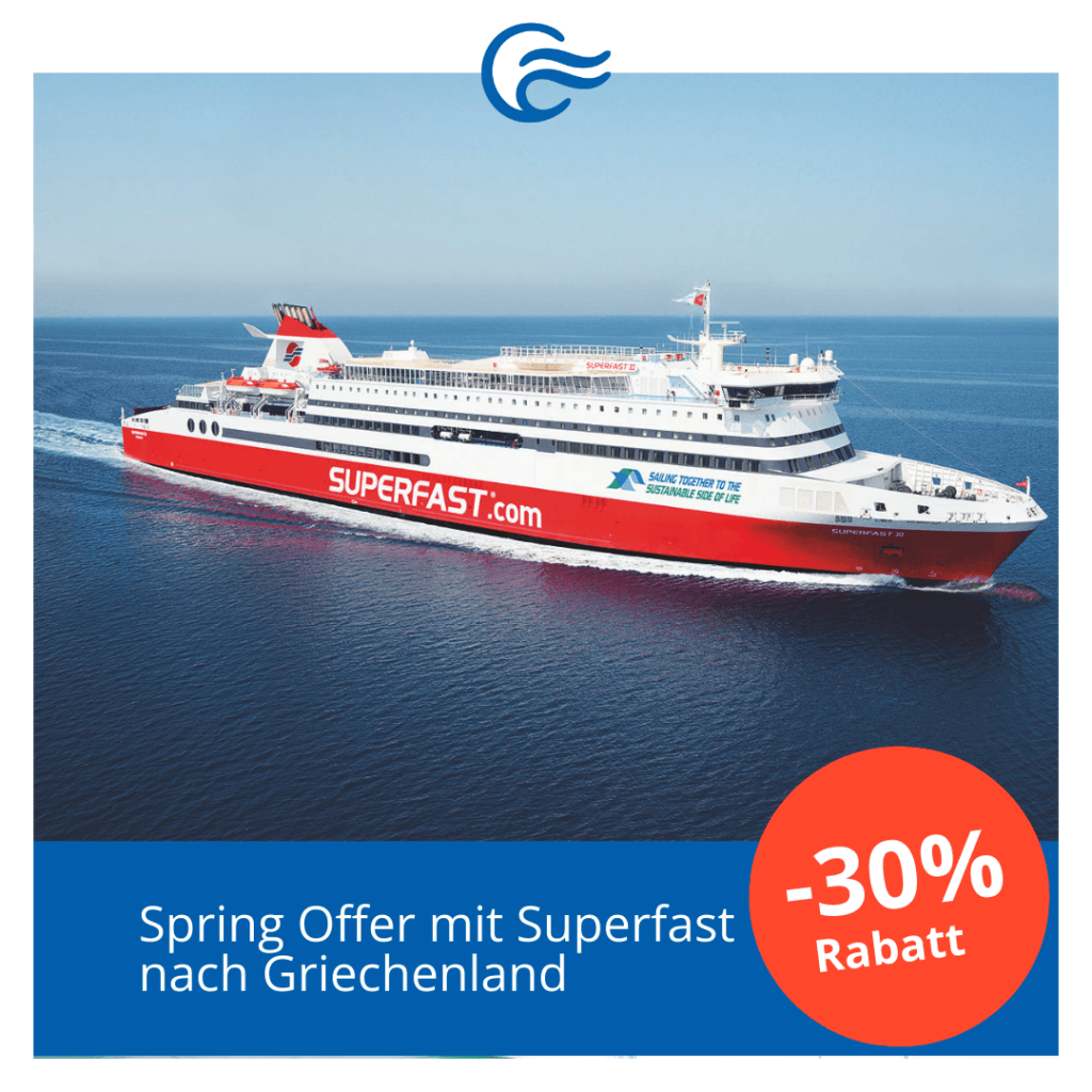 30% mit Superfast nach Griechenland